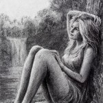Enlightening loneliness - Nude Drawing
