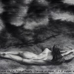 Charcoal Drawing On the brink of reality