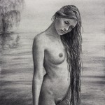 Whispers of the sun, Nude drawing